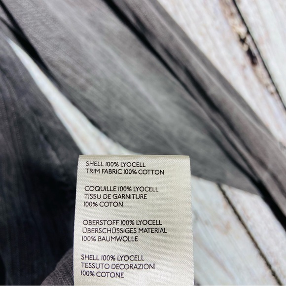 Anthropologie Pilcro Shirt Womens XS Gray Acid Wash Long Sleeve Button Up - Picture 8 of 9